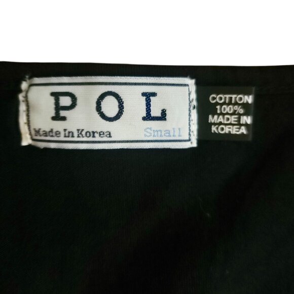 POL Graphic Baby Tee Sequin Bedazzle Long-Sleeved NEW S M L - Picture 3 of 3